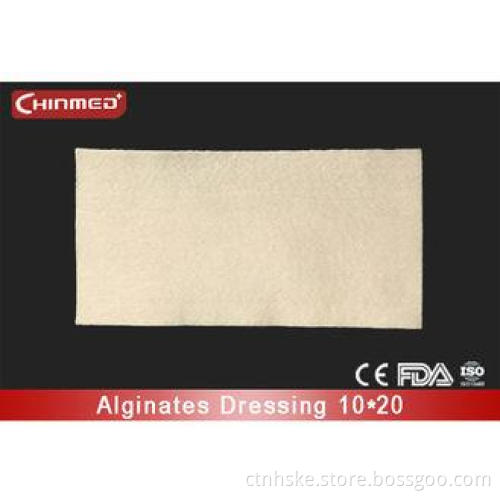 Calcium Alginate Surgical Dressing Fiber Pad For Operative